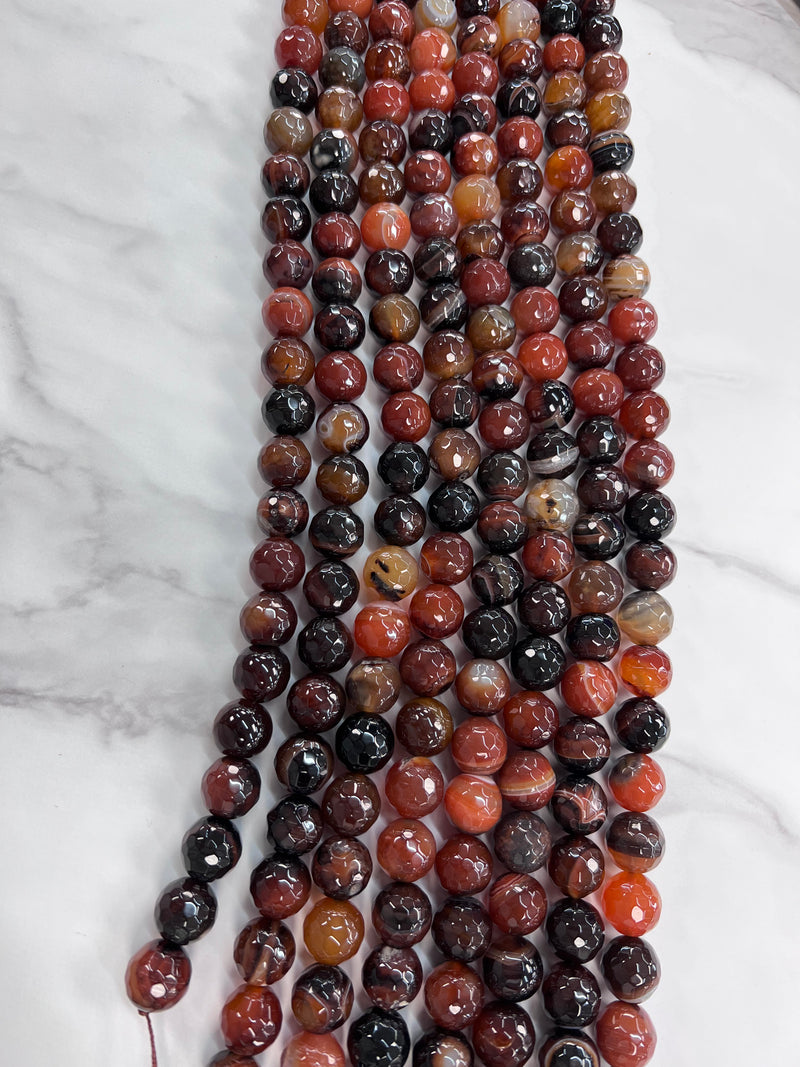 16mm Natural Agate Gemstone Beads
