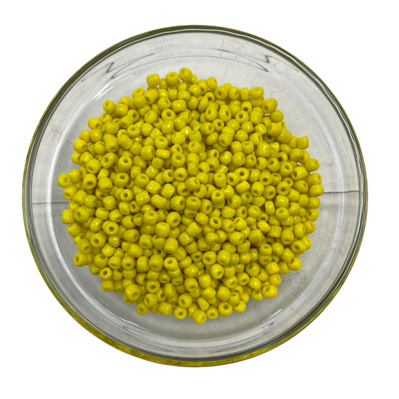 Seed Beads - 6/0 Opaque - Yellow