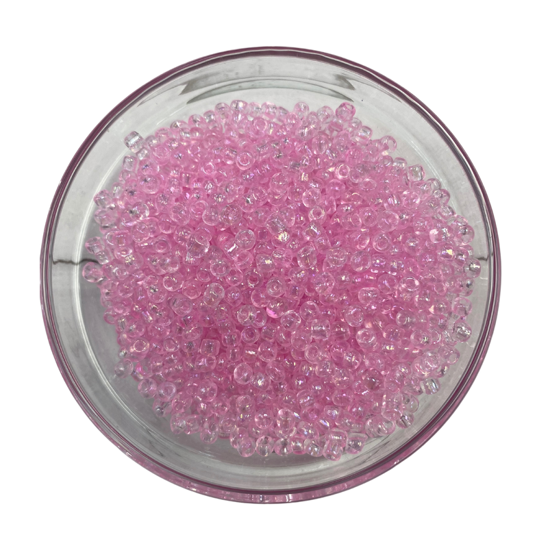 Seed Beads - 6/0 Transparent Pink